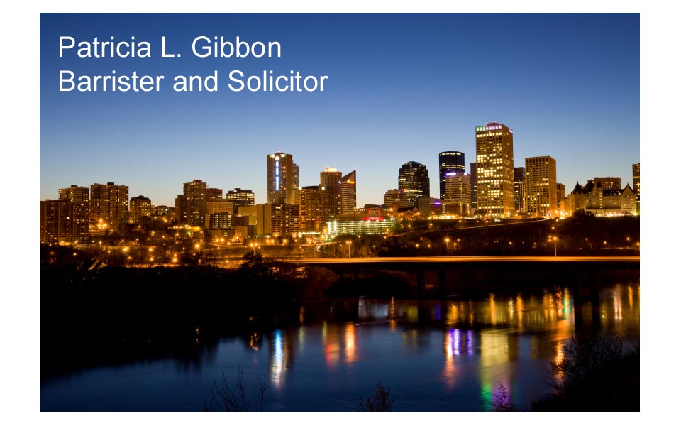 Patricia L. Gibbon, Barrister and Solicitor